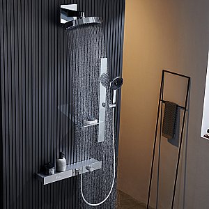 Душевая система Black&White Gravity GH-9025C купить в интернет-магазине сантехники Sanbest