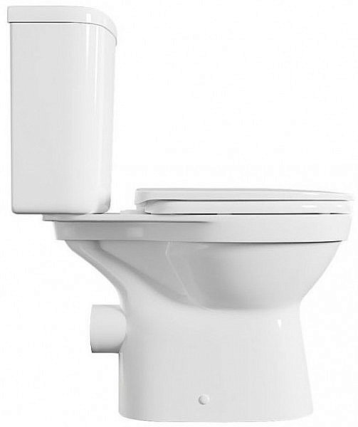 Унитаз напольный Vitra Norm Fit 9844B099-7200 с бачком, с крышкой микролифт, белый купить в интернет-магазине Sanbest