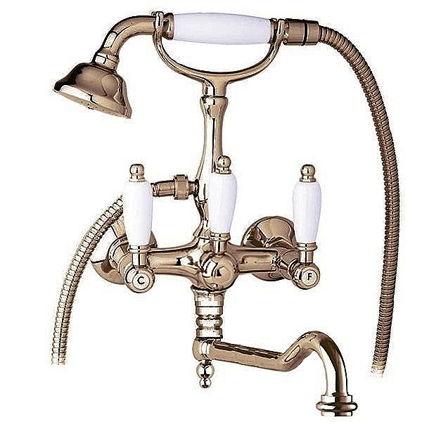 Смеситель для ванны Cezares FIRST-VDF-02-Bi бронза купить в интернет-магазине сантехники Sanbest