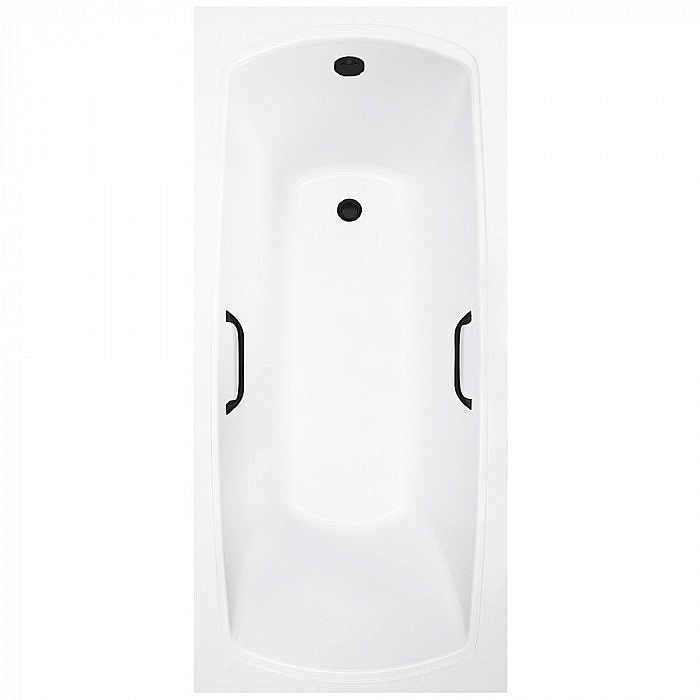 Ванна Delice Veneto DLR330061RB-G 170х75 белая/ручки черные купить в интернет-магазине Sanbest
