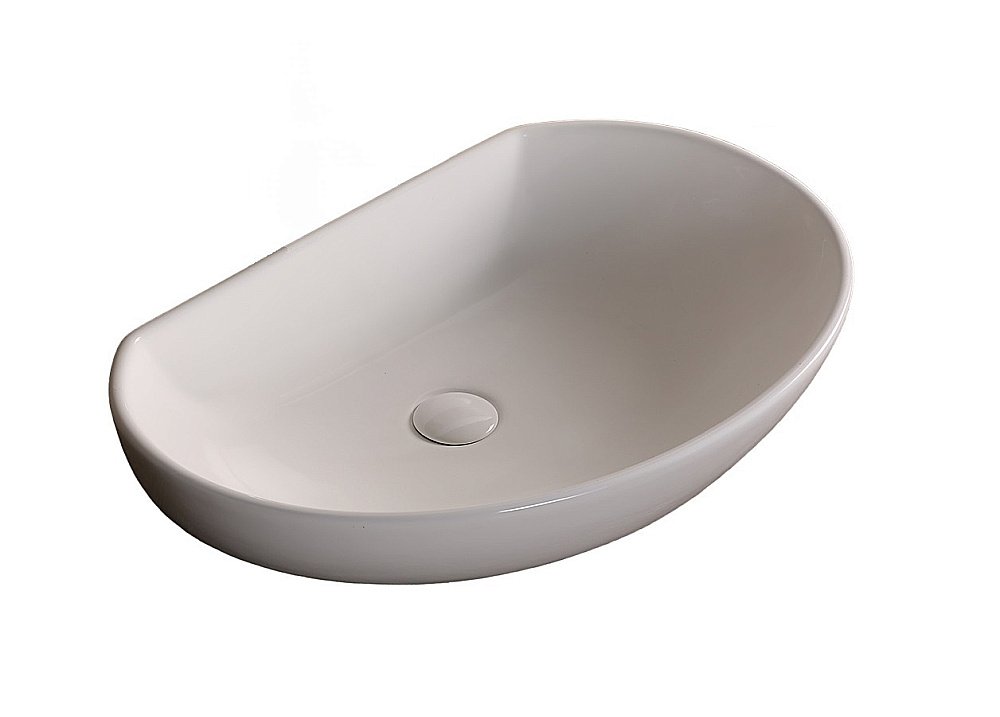 Раковина накладная CeruttiSpa 61 CR7074 белая купить в интернет-магазине Sanbest