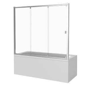 Шторка для ванны Good Door SCREEN WTW-150-C-CH купить в интернет-магазине Sanbest