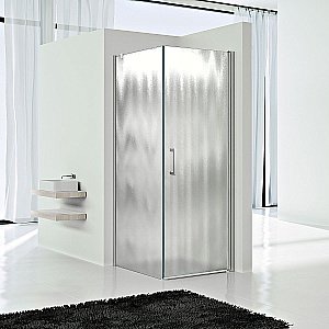 Душевой уголок Vincea Orta VSR-1O8080CH-L 80x80 стекло шиншилла/профиль хром купить в интернет-магазине Sanbest