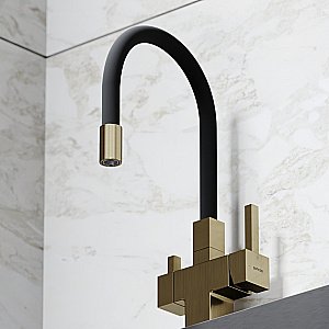 Смеситель для кухни Sancos Arno SC4005BG брашированное золото купить в интернет-магазине сантехники Sanbest