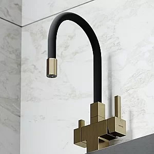 Смеситель для кухни Sancos Arno SC4005BG брашированное золото купить в интернет-магазине сантехники Sanbest