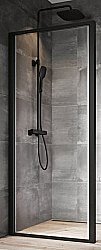 Душевая стенка Ravak NEXTY NPS 100 черный/Transparent купить в интернет-магазине сантехники Sanbest