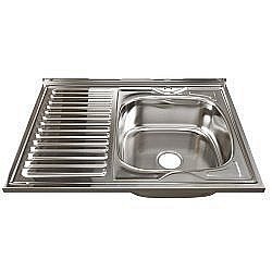 Мойка кухонная MIXLINE ML 528181 хром купить в интернет-магазине сантехники Sanbest