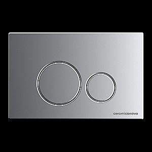 Унитаз подвесной Ceramica Nova Metropol CN4002MB_1001M_1000 черный матовый, безободковый, с крышкой микролифт, с инсталляцией и кнопкой хром матовой купить в интернет-магазине Sanbest