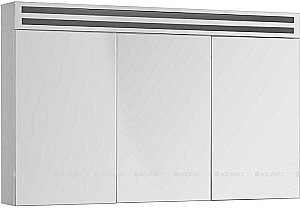 Зеркальный шкаф De Aqua Эколь 184804 90 белый купить в интернет-магазине сантехники Sanbest