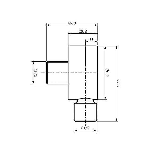Душевой штуцер Caprigo Parts 99-590-VOT купить в интернет-магазине сантехники Sanbest