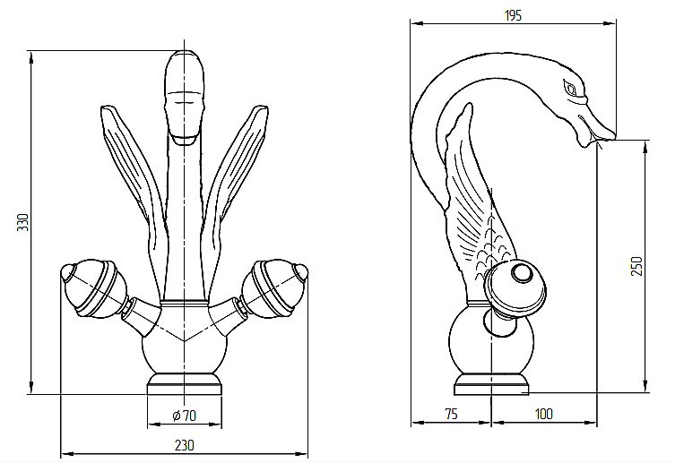 Смеситель для раковины Migliore Luxor 23250 купить в интернет-магазине сантехники Sanbest