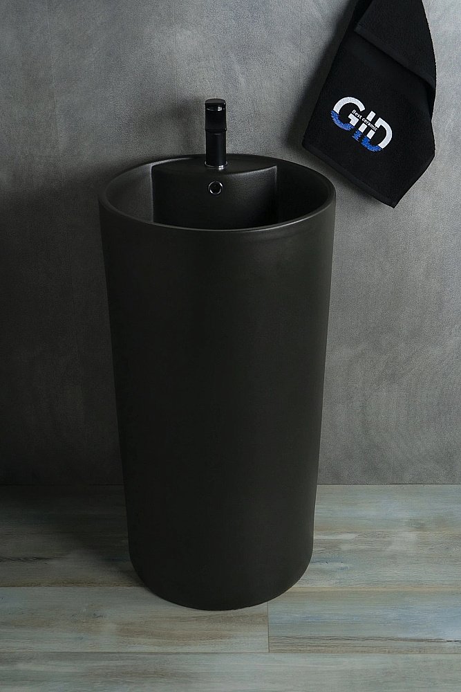 Раковина напольная Gid Autonomo 45 Nb135bg 81109 черная графит купить в интернет-магазине Sanbest
