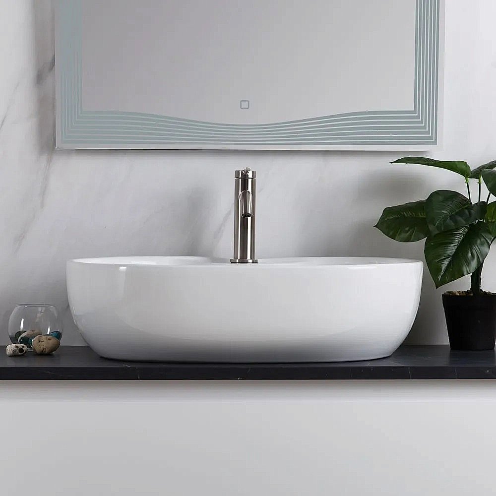 Раковина накладная Belbagno 60 BB1151 белая купить в интернет-магазине Sanbest