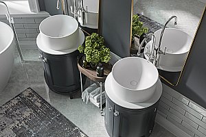 Раковина Holbi Vega 40 Soft Rock Color 1.02.022.11.3 цвет по RAL купить в интернет-магазине Sanbest