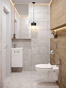 Мебель для ванной Cersanit LARA 40 со смесителем и дозатором, белая для ванной в интернет-магазине Sanbest