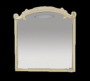 Зеркало Misty Элис 120x123 беж.патина/стекло в ванную от интернет-магазине сантехники Sanbest