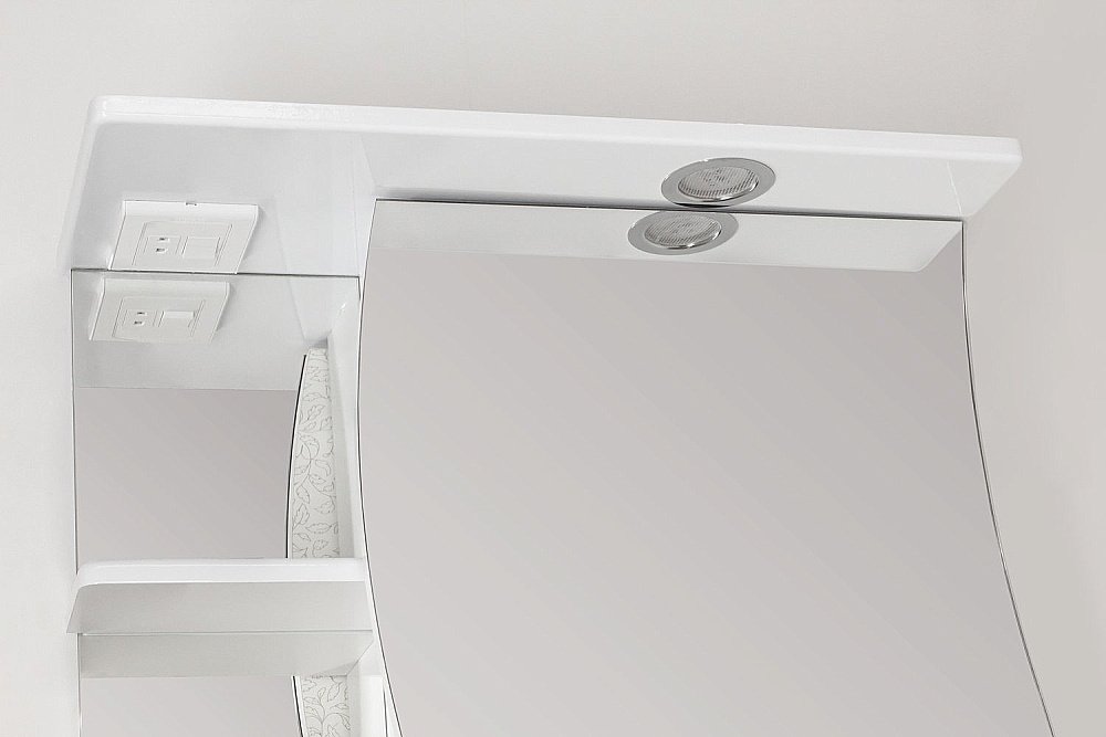 Зеркальный шкаф Style Line Волна 60/С купить в интернет-магазине сантехники Sanbest