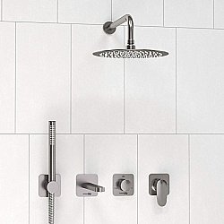 Душевая система WasserKRAFT Spree 1400 SET2841 никель купить в интернет-магазине сантехники Sanbest