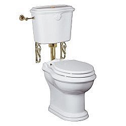 Унитаз Migliore Impero 31144 белый/золото купить в интернет-магазине Sanbest