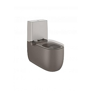 Унитаз напольный Roca Beyond 3420B9660 безободковый, с бачком, кофе купить в интернет-магазине Sanbest