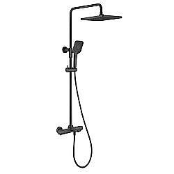 Душевая система Vincea Next VSFS-1N1TMB черная матовая купить в интернет-магазине сантехники Sanbest