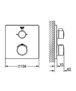 Душевая система Grohe Grohtherm 34730000 хром купить в интернет-магазине сантехники Sanbest