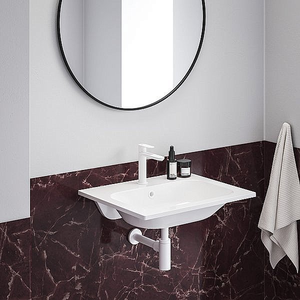 Смеситель для раковины Ravak Eleganta X070253 белый вильвет купить в интернет-магазине сантехники Sanbest