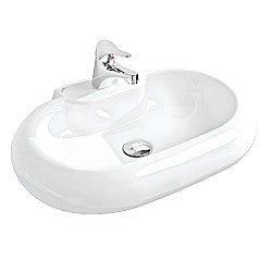 Раковина Gural Vit Top 62х40 TP07MUL01 белая купить в интернет-магазине Sanbest