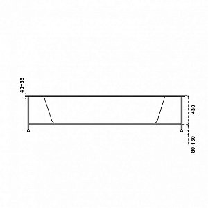 Ванна BAS Аура 150x150 купить в интернет-магазине Sanbest