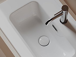 Раковина Ceramica Nova Compact CN7025 белая купить в интернет-магазине Sanbest