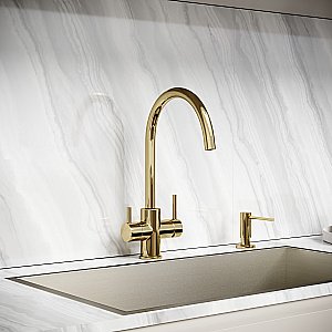 Смеситель для кухни Sancos Taper SC4012ZG полированное золото купить в интернет-магазине сантехники Sanbest