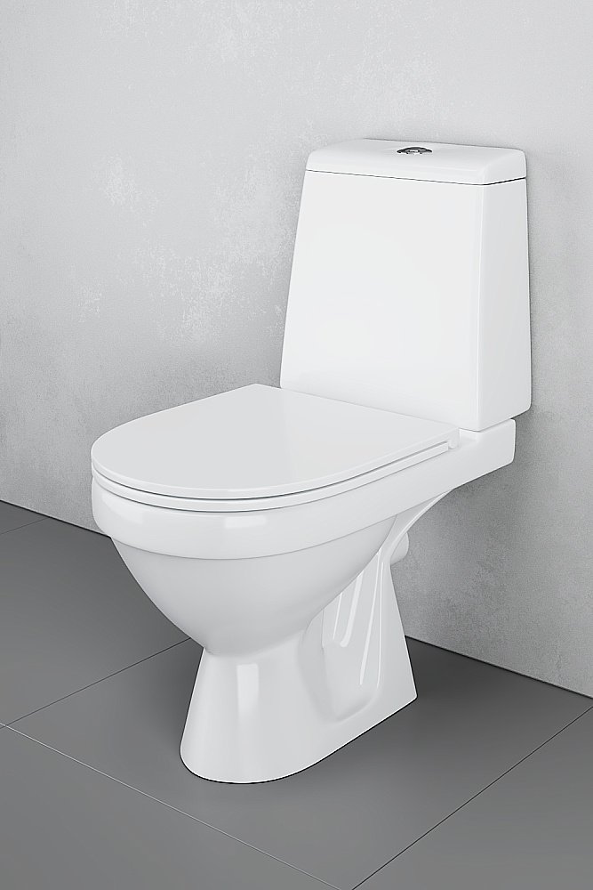 Унитаз-компакт Damixa Origin Evo 2 788607SC белый, с крышкой микролифт, с бачком купить в интернет-магазине Sanbest