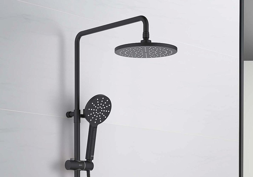 Душевая система Aquatek БЕТТА AQ2140MB черная матовая купить в интернет-магазине сантехники Sanbest