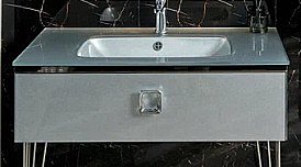 Консоль Armadi Art LUCIDO 770-100-SL 100 серебро купить в интернет-магазине сантехники Sanbest