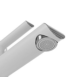 Смеситель для раковины Grossman Alba 510.K35.06.100/000 хром с белым купить в интернет-магазине сантехники Sanbest