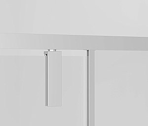 Душевой уголок Vincea Slim-N VSR-4SNP9010CLGM 100x90 профиль вороненая сталь/стекло прозрачное купить в интернет-магазине Sanbest