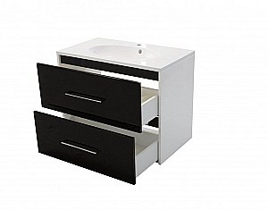 Тумба с раковиной Эстет Vegas 80 белая для ванной в интернет-магазине Sanbest