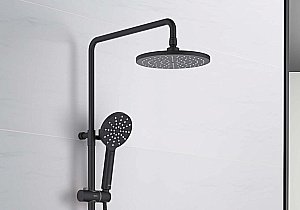 Душевая система Aquatek БЕТТА AQ2140MB черная матовая купить в интернет-магазине сантехники Sanbest