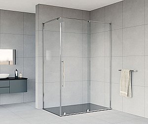 Душевой уголок Vincea ARNO VSR-1A1013CL 130x100 стекло прозрачное/профиль хром купить в интернет-магазине Sanbest