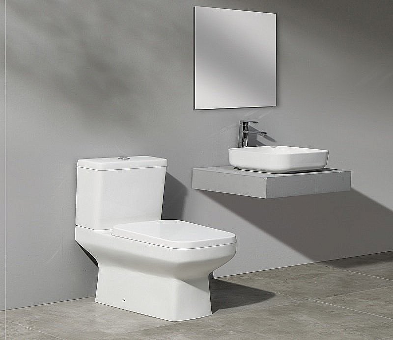 Раковина накладная Ceramalux N 39 D1303 белая купить в интернет-магазине Sanbest