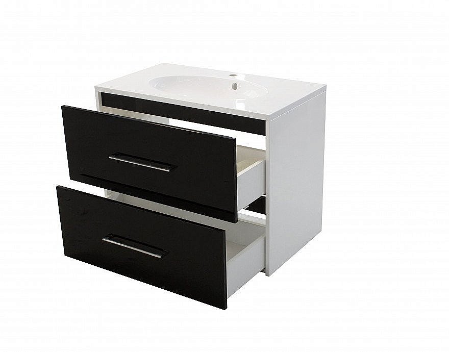 Тумба с раковиной Эстет Vegas 80 белая для ванной в интернет-магазине Sanbest