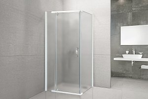 Душевой уголок Royal Bath HPVD RB90HPVD-C 90х90 матовое стекло/профиль белый купить в интернет-магазине Sanbest