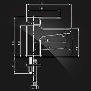 Смеситель для раковины Elghansa SCARLETT NEW 1622245 купить в интернет-магазине сантехники Sanbest