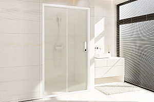 Душевая дверь Royal Bath ACCORD RB HS-C 125x200 стекло матовое/профиль белый купить в интернет-магазине Sanbest