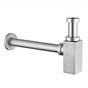 Сифон для раковины ABBER AF0031SP сатин купить в интернет-магазине сантехники Sanbest