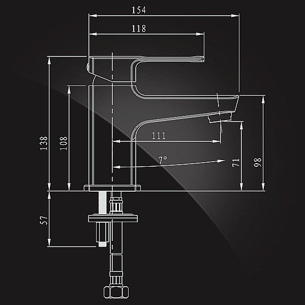 Смеситель для раковины Elghansa SCARLETT NEW 1622245 купить в интернет-магазине сантехники Sanbest