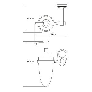 Диспенсер WasserKRAFT Main K-9299C купить в интернет-магазине сантехники Sanbest