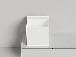 Раковина накладная Salini ARMONIA SQUARE TOP 03 S-Sense 130513TG 45 без отверстия под смеситель, белая купить в интернет-магазине Sanbest