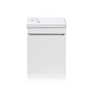 Тумба с раковиной Style Line Compact 40 белая для ванной в интернет-магазине Sanbest