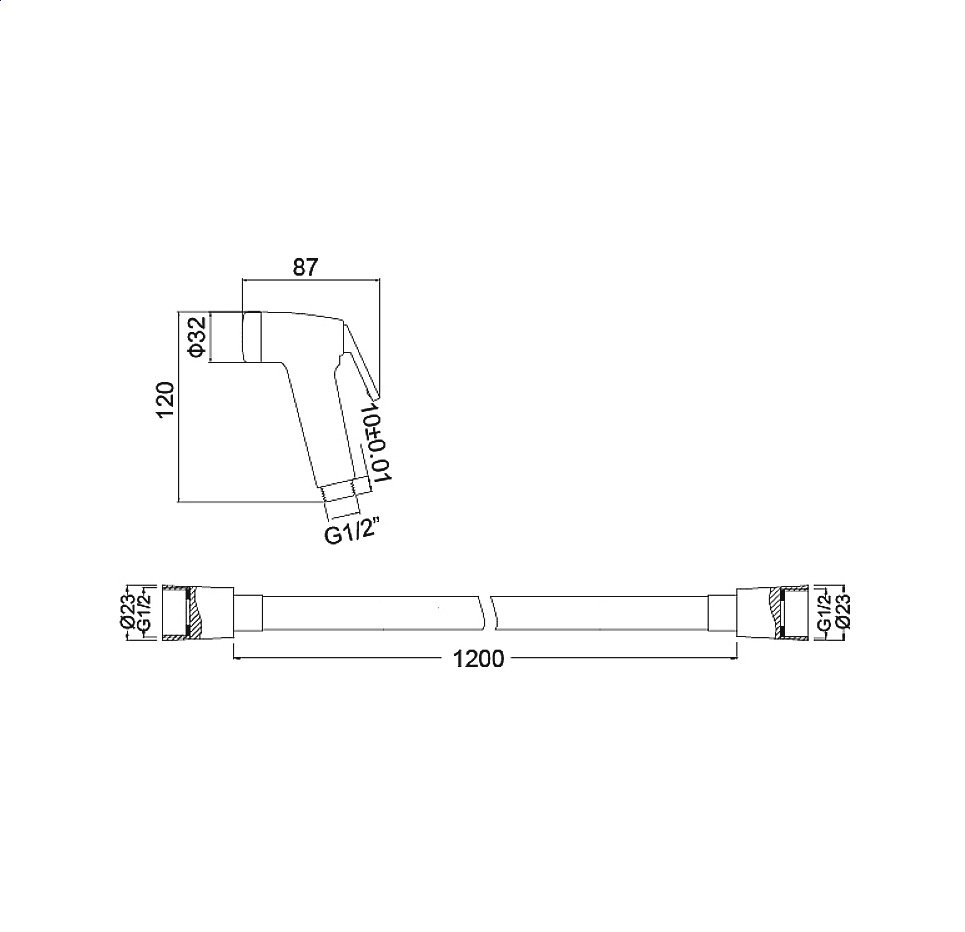 Гигиенический душ Timo SG-3052 купить в интернет-магазине сантехники Sanbest